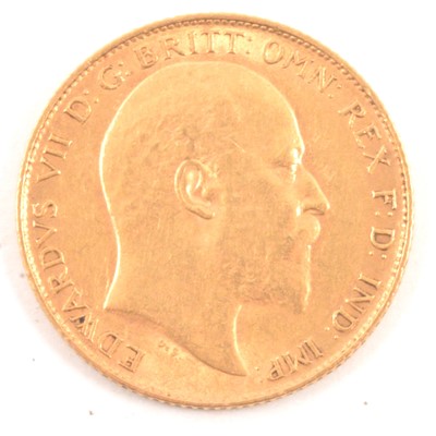 Lot 154A - A Gold Half Sovereign Coin, Edward VII, 1910.