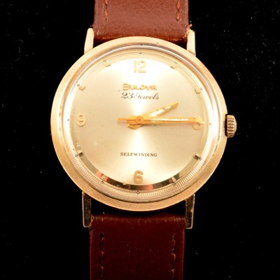 Lot 169 - Bulova - a gentleman's automatic wristwatch.