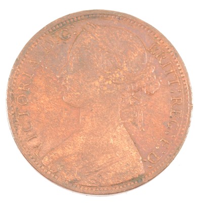 Lot 362 - Victorian 'Bun head' Penny