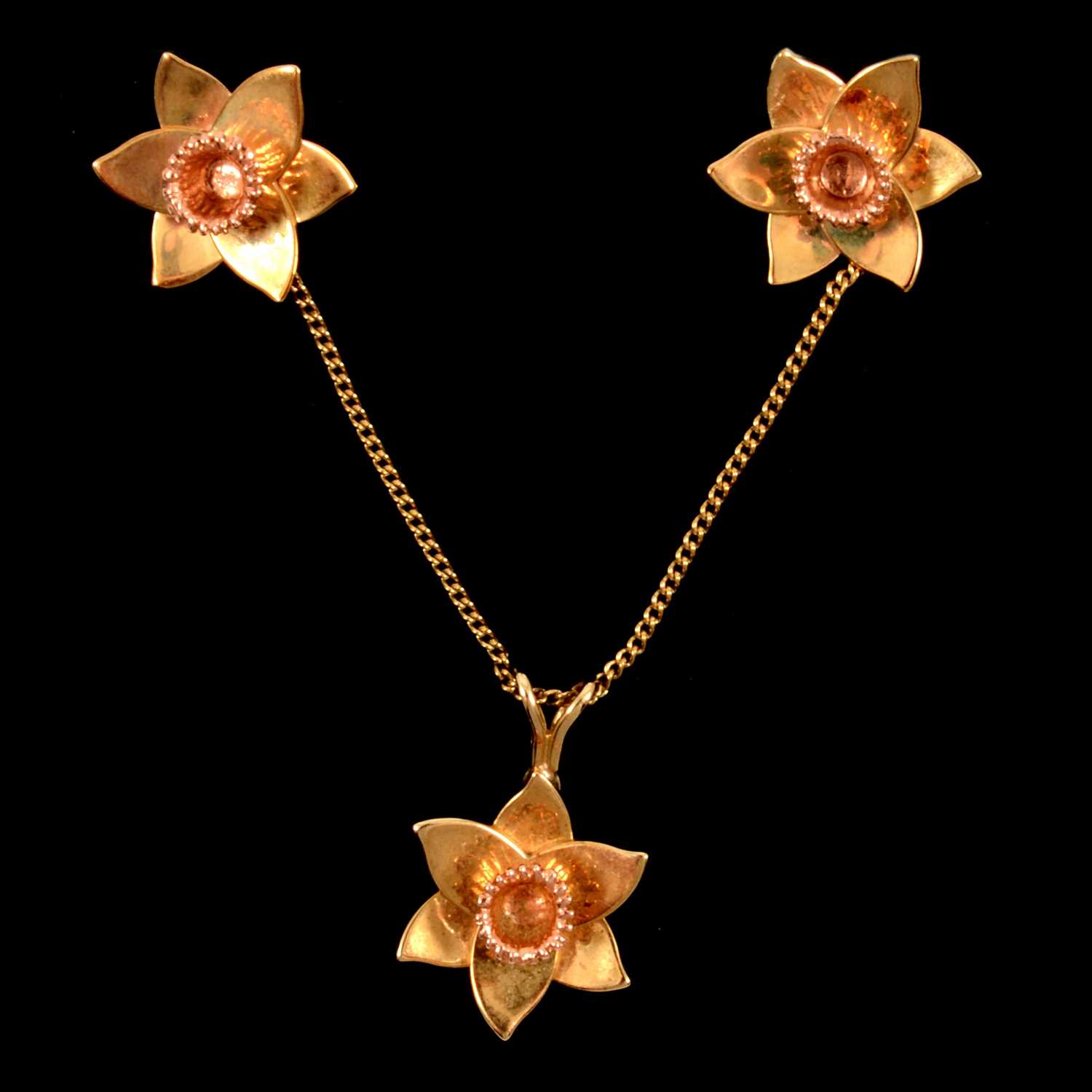 Clogau gold daffodil pendant Clearance