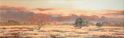 Lot 338 - P van Blommstein, African sunset