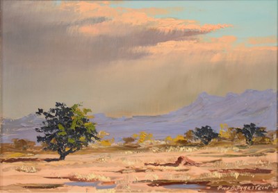 Lot 314 - P van Blommstein, Dusk in the Lowveld