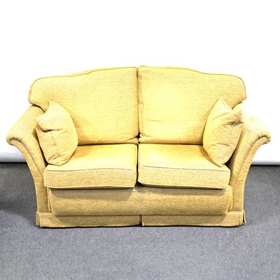 Lot 756 - Contemporary two-seater sofa, of small size.