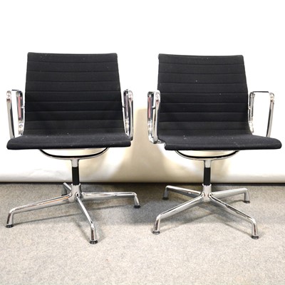 Lot 743 - Pair of office chairs by Charles Eames for Vitra, model EA108