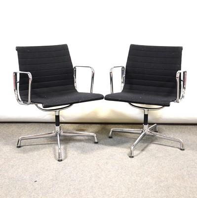 Lot 448 - Pair of office chairs by Charles Eames for Vitra, model EA108