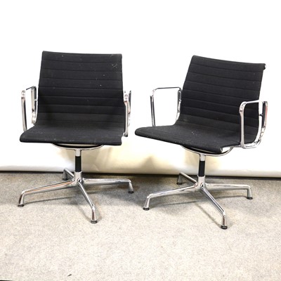 Lot 449 - Pair of office chairs by Charles Eames for Vitra, model EA108