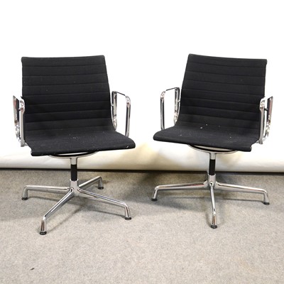 Lot 434 - Pair of office chairs by Charles Eames for Vitra, model EA108