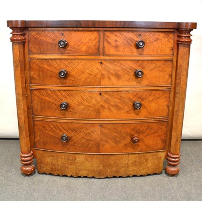 Lot 408 - Victorian Scottish mahogany chest of drawers