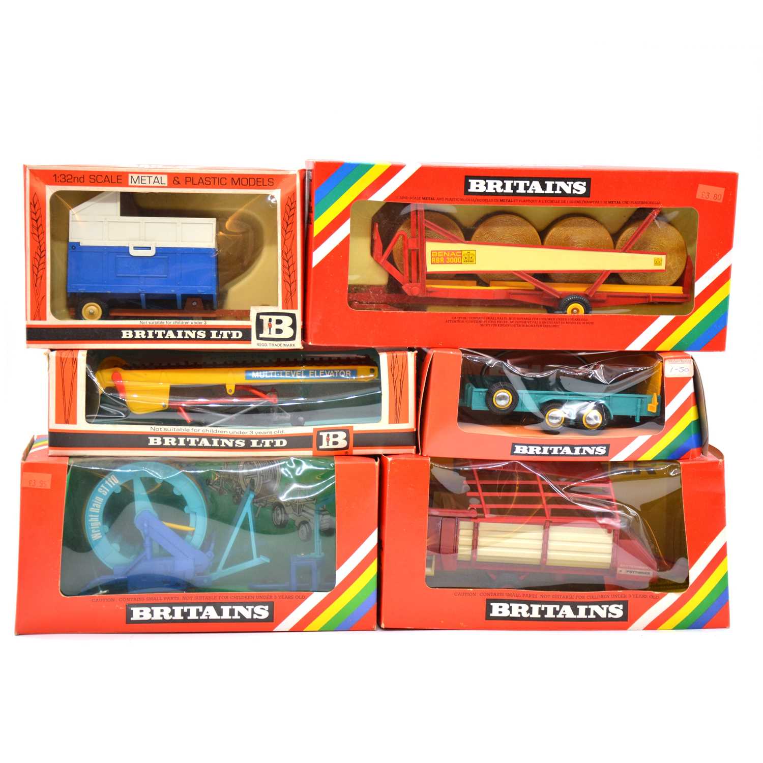 britains spielzeug Lot 116 - Six Britains Farm toy models, including ref