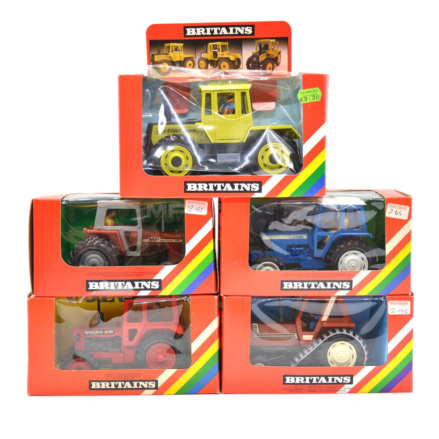 Lot 110 Five Britains Farm toy models ref 9529