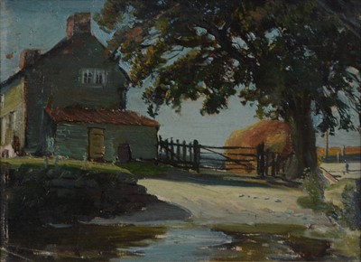 Lot 536 - Attributed to Sunderland Rollinson, Yorkshire farmhouses