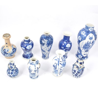 Lot 79 - Small collection of Chinese porcelain small vases