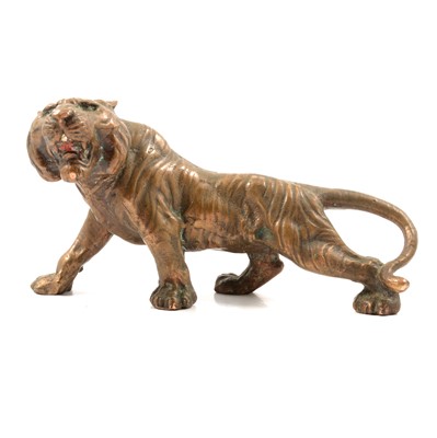 Lot 70 - Japanese bronze model of a tiger