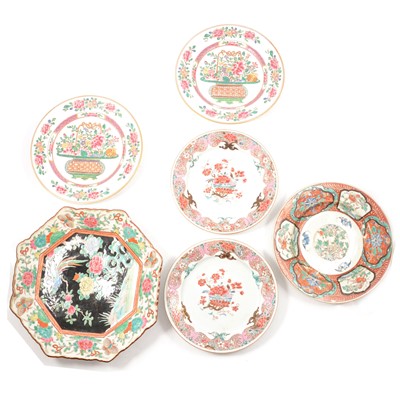 Lot 63 - Chinese porcelain famille rose plates