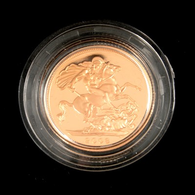 Lot 47 - A Gold Full Sovereign Proof coin, Elizabeth II 2003.