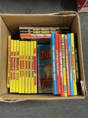 Lot 177 - Thirteen boxes of comic books and annuals