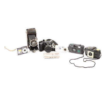 Lot 100 - Quantity of cameras - digital and film