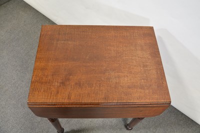 Lot 477 - Victorian mahogany drop-leaf work table
