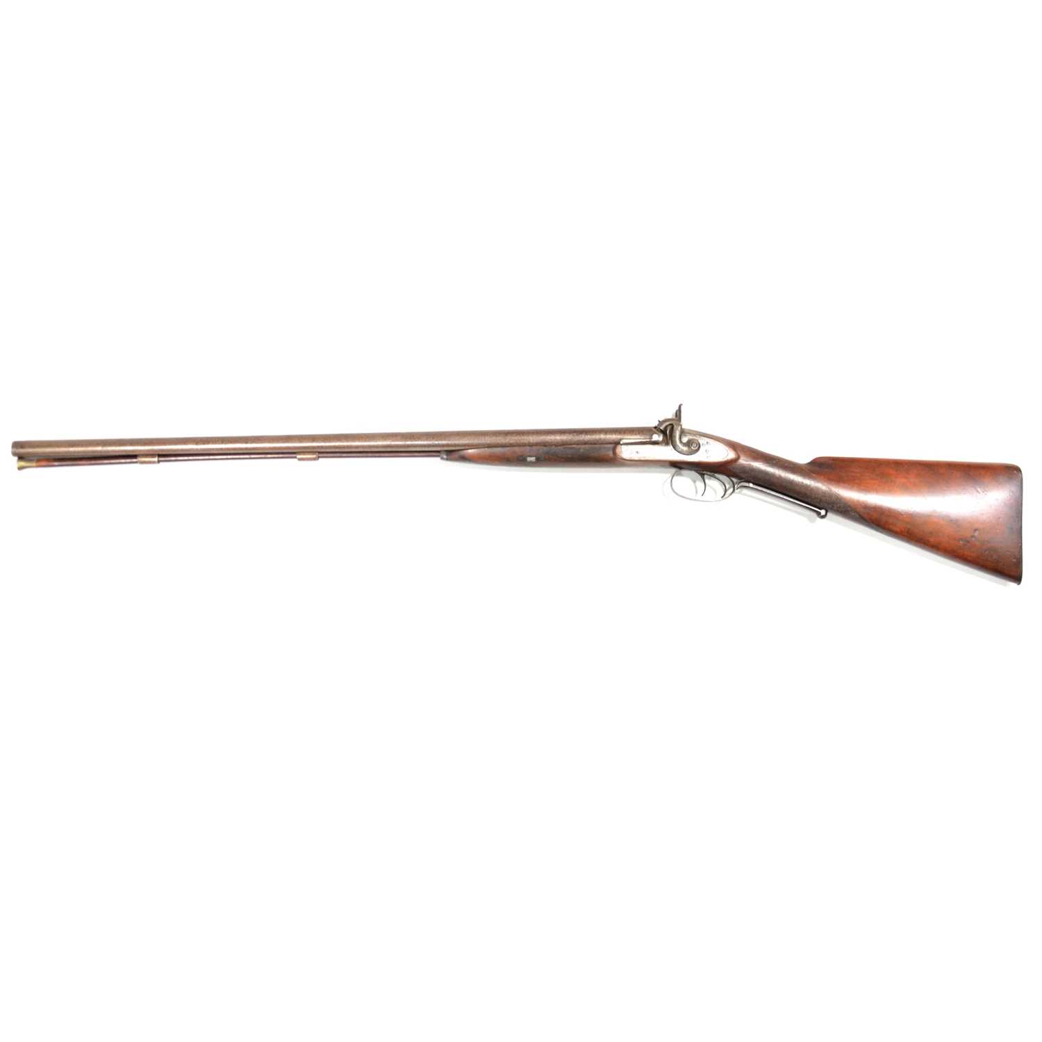 Lot 332 - Percussion sporting gun