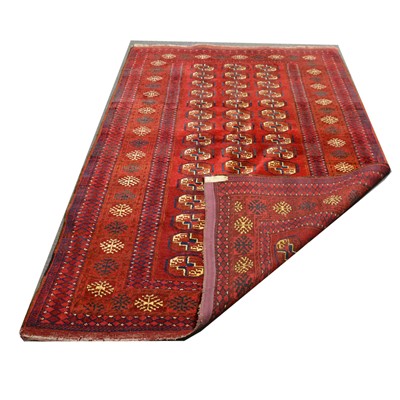 Lot 552 - Afghan rug