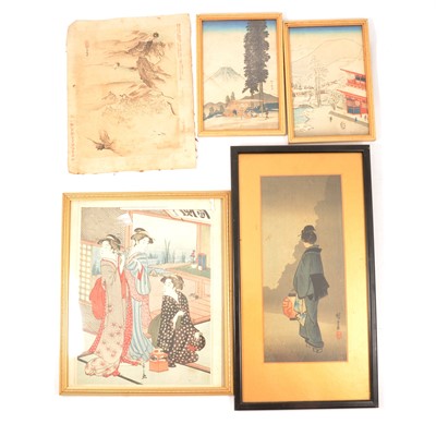 Lot 74 - Japanese prints