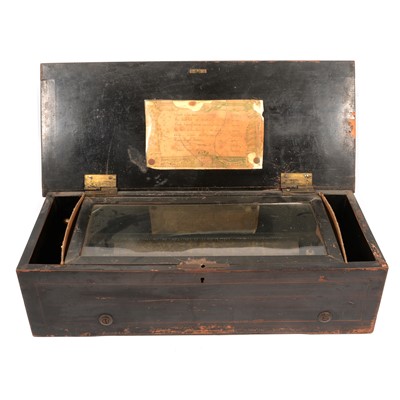 Lot 229 - 19th Century Swiss musical box