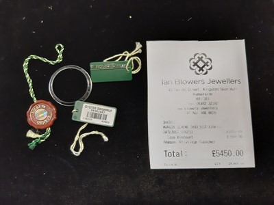 Lot 165 - Rolex - a gentleman's Oyster Perpetual Datejust bi-colour self-winding wristwatch.