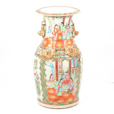 Lot 13 - Cantonese porcelain vase