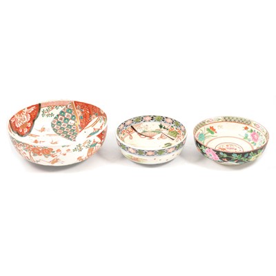 Lot 10 - Three Japanese Imari bowls