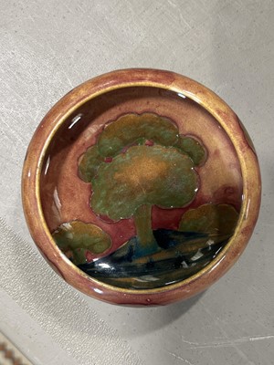 Lot 117 - Moorcroft Pottery, an 'Eventide' pin dish, circa 1925