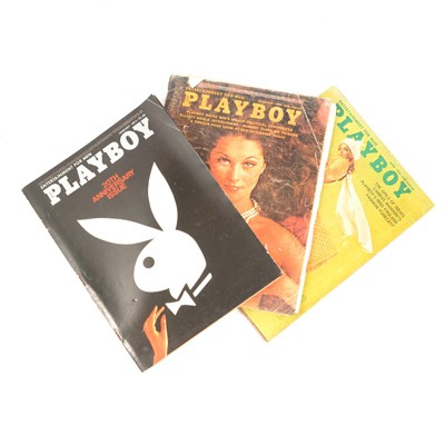 Lot 292 - Quantity of Playboy magazines, 1960s-1990s