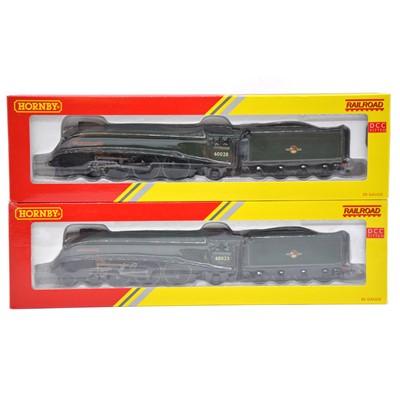 Lot 190 - Two Hornby OO gauge class A4 locomotives