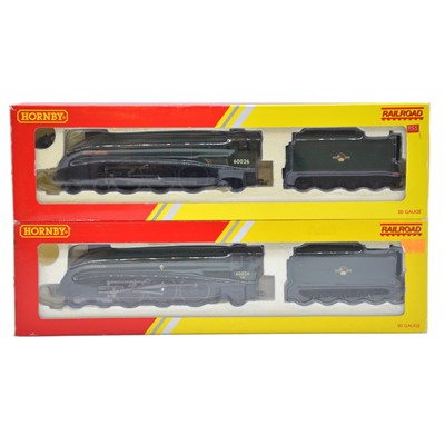 Lot 126 - Two Hornby OO gauge class A4 locomotives