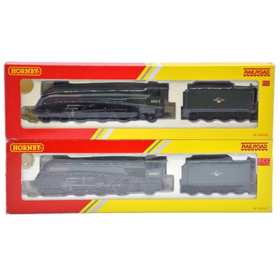 Lot 163 - Two Hornby OO gauge class A4 locomotives