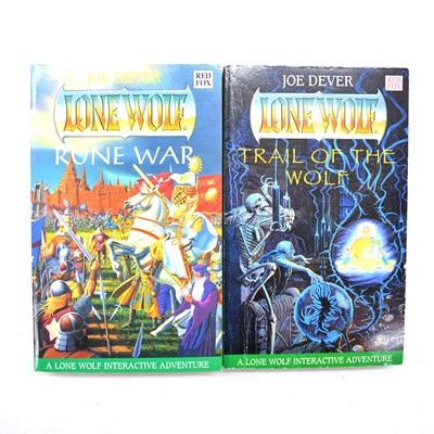 Lot 254 - Joe Dever Lone Wolf, two interactive adventure fantasy books no.25 and no.24