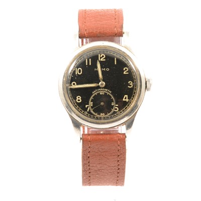 Lot 172 - Mimo - a gentleman's 1940's German antimagnetic military issue wristwatch.