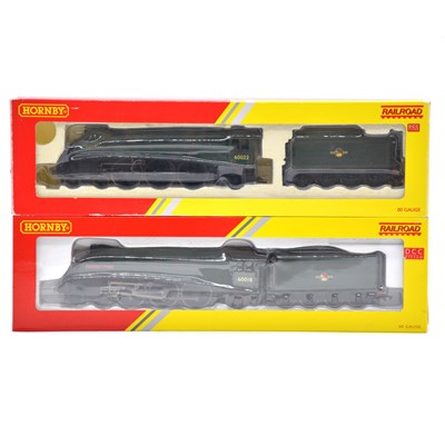 Lot 165 - Two Hornby OO gauge Class A4 locomotives, boxed