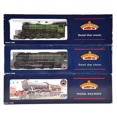 Lot 128 - Three Bachmann OO gauge locomotives, boxed