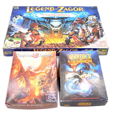 Lot 261 - Three Fantasy war games including Legend of Zagor etc