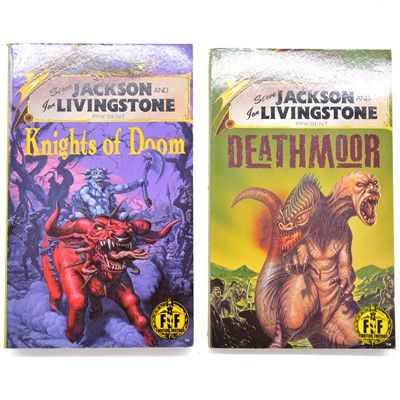 Lot 265 - Fighting Fantasy game books no.55 Deathmoor and no.56 Knights of Doom.