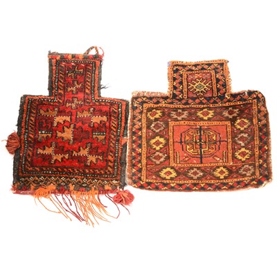 Lot 145 - Two antique Persian/ Afghan salt bags