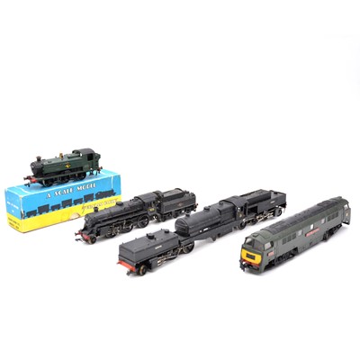 Lot 152 - Four OO gauge locomotives, including kit built, Graham Farish