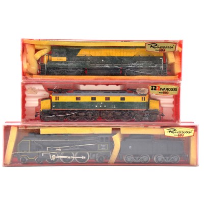 Lot 211 - Three Rivarossi HO gauge locomotives, boxed