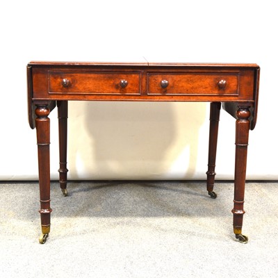 Lot 385 - Victorian mahogany side table