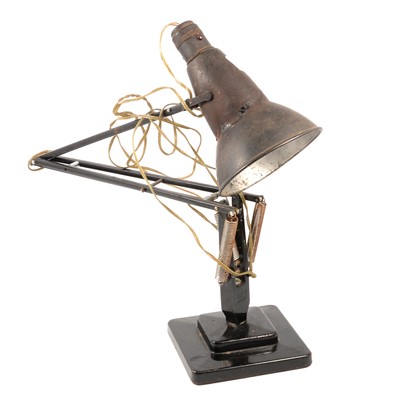 Lot 186 - Black enamelled Anglepoise lamp, and another