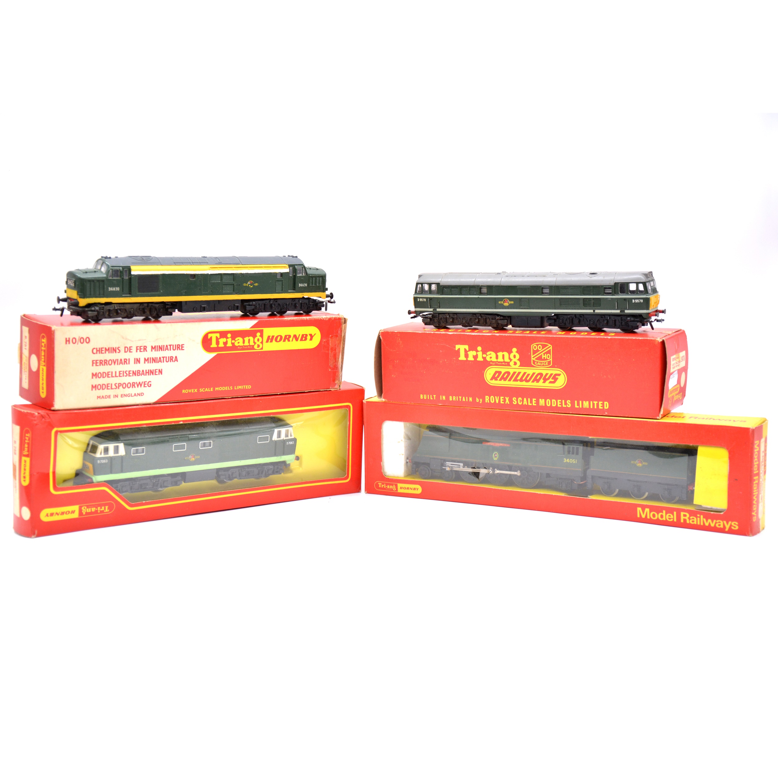 Lot 116 - Four Triang OO gauge locomotives, boxed