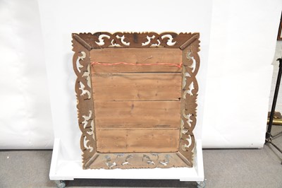 Lot 377 - Victorian wall mirror