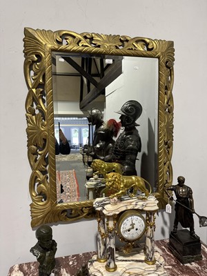 Lot 377 - Victorian wall mirror