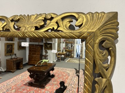 Lot 377 - Victorian wall mirror