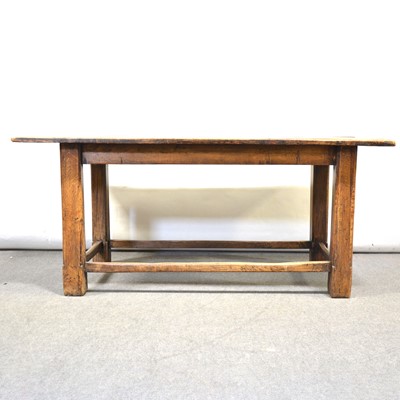 Lot 458 - Oak farmhouse table